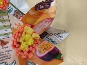 foto 5 - Pormenor de pétala com o símbolo da Tetra Pak .