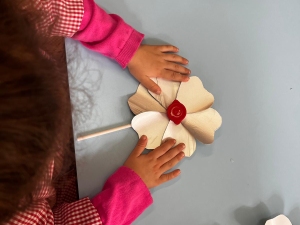 Processo da construção da flor 2