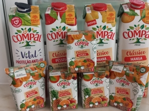 As embalagens utilizadas na elaboração da flor