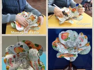 Montagem da Flor.