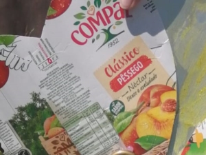 Visão da embalagem Compal