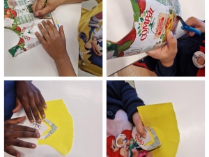 Elaboração das pétalas.