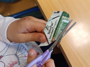 Recorte de pétalas da base - Símbolo Tetra Pak