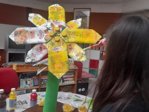 Pintura das pétalas da nossa flor