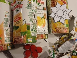 Preparação do material a usar