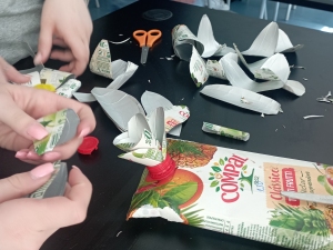 Construção das flores