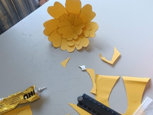 Construção da flor