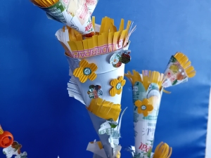 A flor e seus detalhes